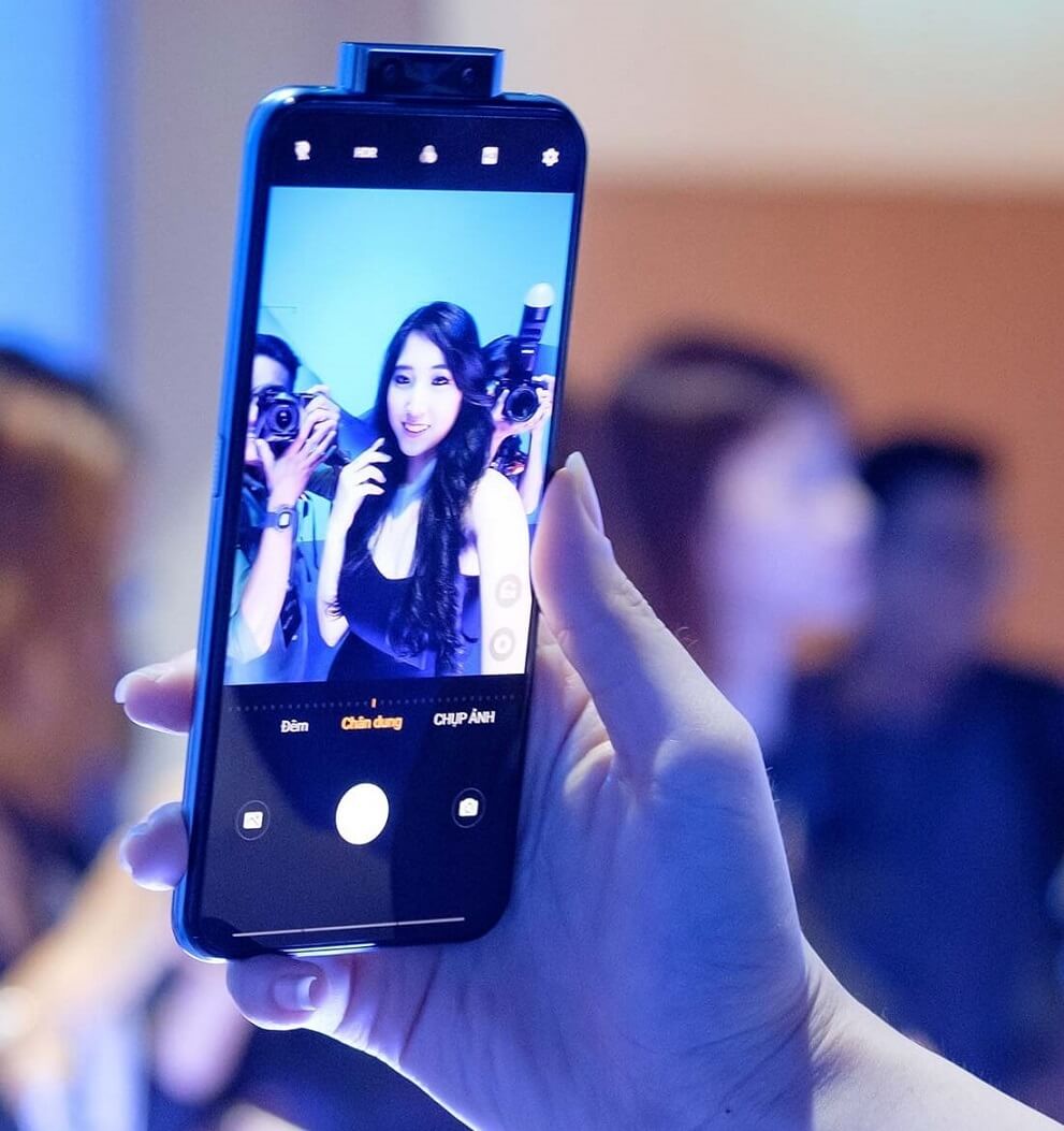 Chụp ảnh selfie chế độ ban đêm trên vivo V17 Pro