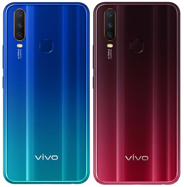 Mặt lưng chuyển màu gradient ấn tượng của smartphone vivo